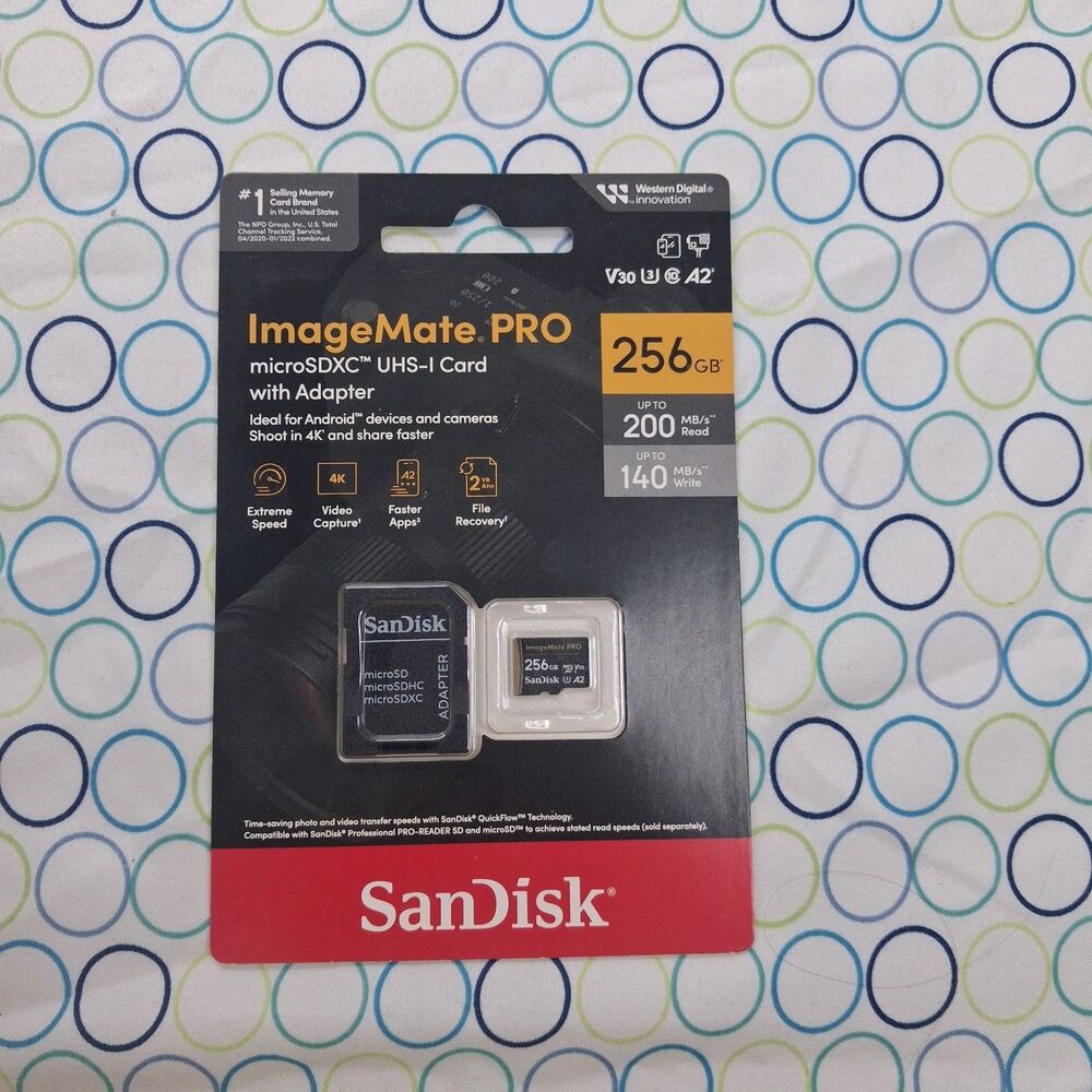 SanDisk microSDXC UHS-1 ImageMate pro 256gb